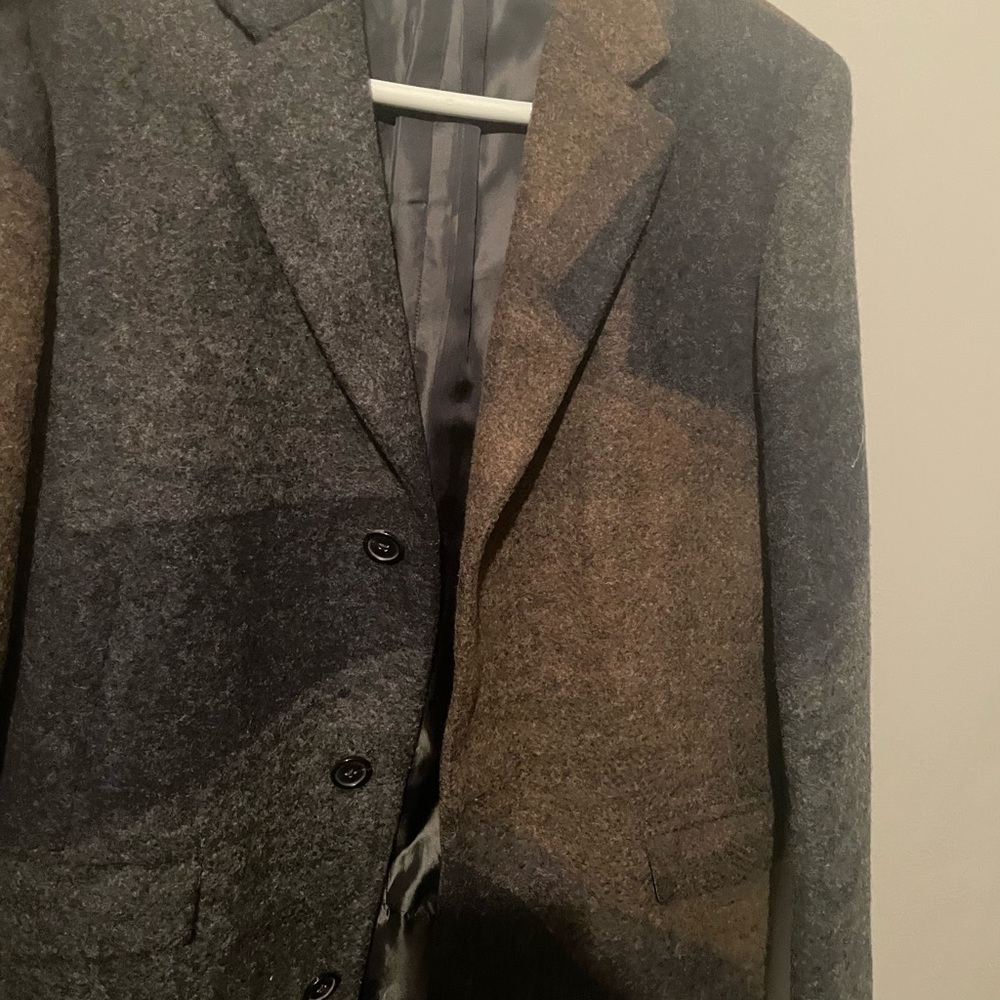 Jil Sander Runway Fw09 Color-Block Wool Single Br… - image 4